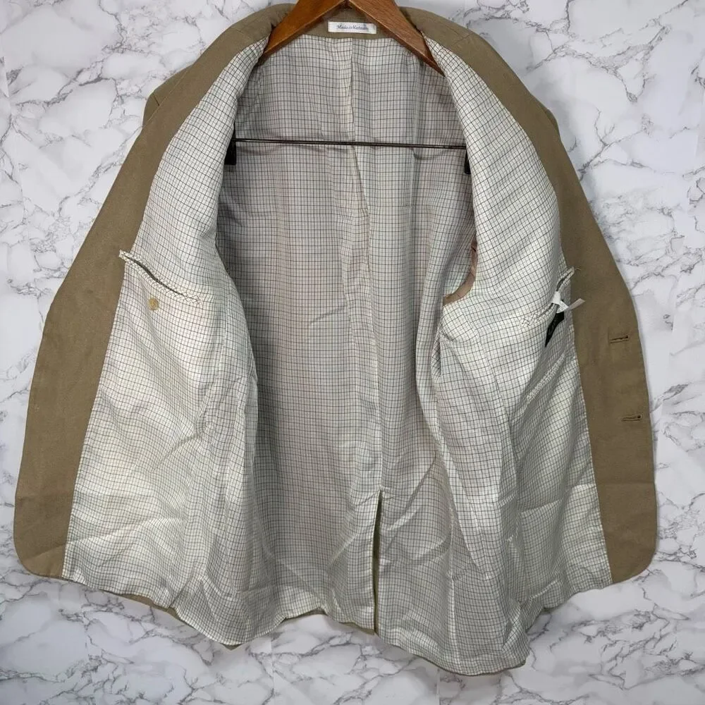 Lauren Ralph Lauren Men’s Blazer Sports Coat sz 42L Tan #F648